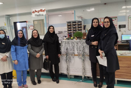 بازدید مدیریت محترم پرستاری دانشگاه از مرکز درمانی خورشید 